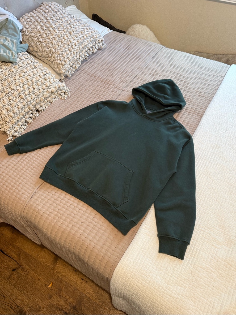 Abercrombie Dark Green Popover Hoodie
